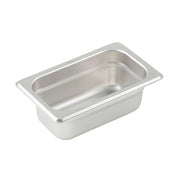 Winco SPJL-902 1/9 Size Stainless Steel Steam Table Pan | 2-1/2" Deep