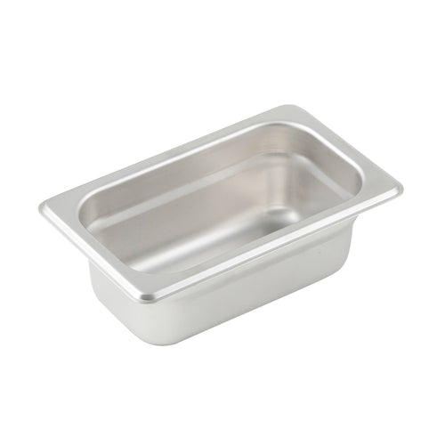 Winco SPJL-902 1/9 Size Stainless Steel Steam Table Pan | 2-1/2" Deep