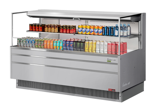 Turbo Air TOM-72L-UF-W(B)-2S-N Open Air Merchandiser