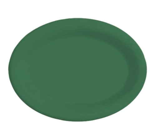 G.E.T. OP-950-DM Diamond Mardi Gras 9-3/4 x 7-1/4" Oval Melamine Platter | Case of 24