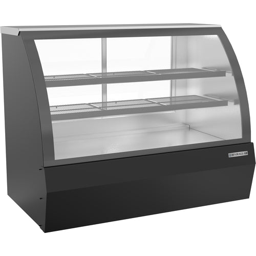 Beverage Air CDR5HC-1-B 60.25" Black Curved Glass Refrigerated Deli Case | 17 Cu. Ft.