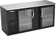 Beverage Air BBN68HC-FG-B Back Bar Cooler