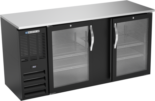 Beverage Air BBN68HC-FG-B Back Bar Cooler