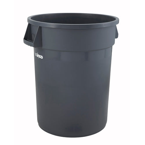 Winco PTC-44G 44-Gallon Gray Trash Can