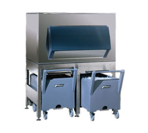 Follett ITS1350SG-60 60" Ice Storage Bin w/ (2) 240 Lbs. SmartCARTs | 1327 Lbs. Capacity