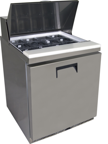 U-Line Corporation (Middleby) UCMT132-SS11A Refrigerated Counter, Mega Top Sandwich / Salad Unit