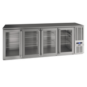 Viking VCBR592-SG01A 92" 4-Glass Door Back Bar Cooler | 28.5 Cu. Ft.