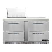 Continental Refrigerator D60N12M-FB-D Refrigerated Counter, Mega Top Sandwich / Salad Unit