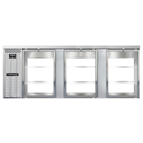 Continental Refrigerator BB90NGDPT Back Bar Cabinet, Refrigerated, Pass-Thru