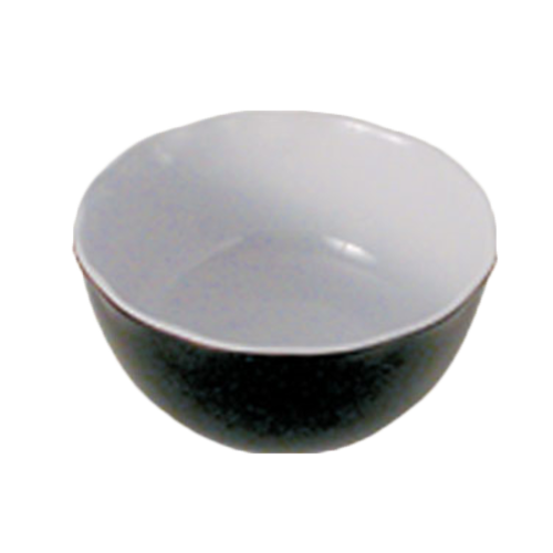 Thunder Group 36 oz. Two Tone Black Pearl Melamine Serving Bowl | Model No. RF5065BW