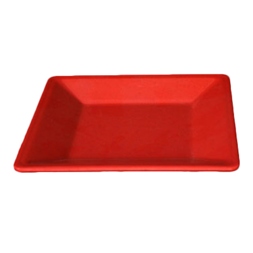Thunder Group 13-3/4" Square Passion Red Melamine Plate | Model No. PS3214RD