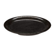 G.E.T. NP-6-BK Etchedware Black 6-1/2" Melamine Plate | Case of 24