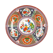 Thunder Group 1010TP Peacock 10 3/8" Plate | Case of 12