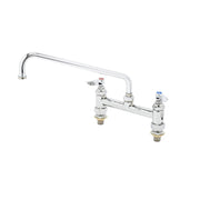 T&S Brass B-0221-CC 8" Center Deck Mount Mixing Faucet w/ 12" Nozzle