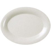 Thunder Group AD209WS San Marino 9 1/2" X 7 1/4" Platter | Case of 12