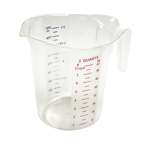 Winco PMCP-200 2 qt. Measuring Cup