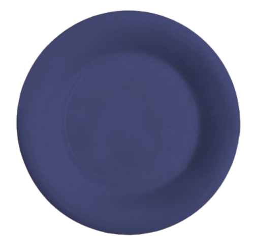 G.E.T. WP-12-DM Diamond Mardi Gra 12" Melamine Plate | Case of 12