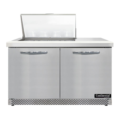 Continental Refrigerator SW48N12M-FB Refrigerated Counter, Mega Top Sandwich / Salad Unit