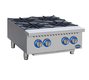 Globe GHP24G 4 Burner Countertop Gas Hot Plate | 88,000 BTU