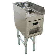 Advance Tabco SC-12-TS-S-X 12" x 21" Stainless Steel Underbar Hand Sink