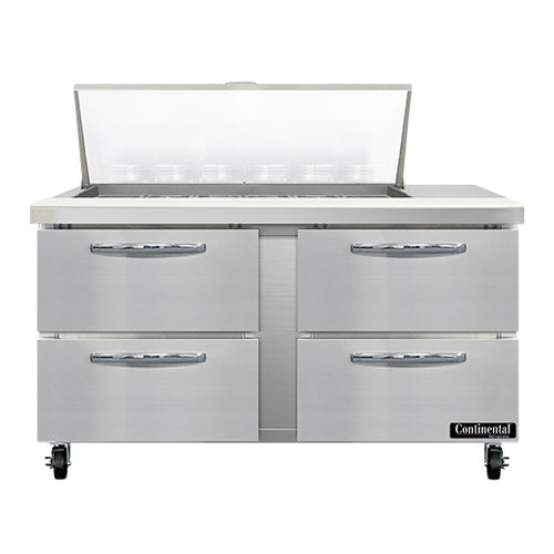 Continental Refrigerator SW60N18M-D Refrigerated Counter, Mega Top Sandwich / Salad Unit