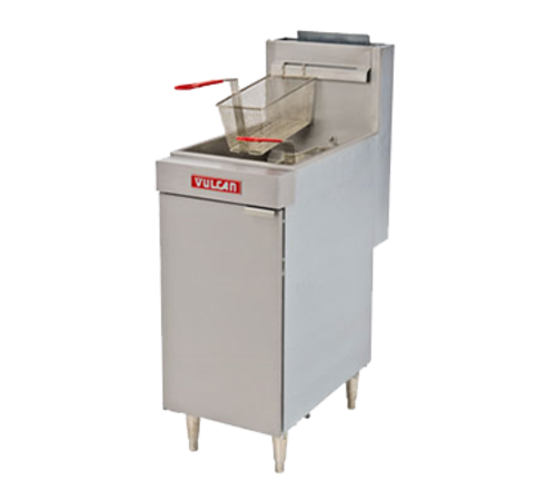 Vulcan LG400 Gas Floor Model Full Pot Fryer