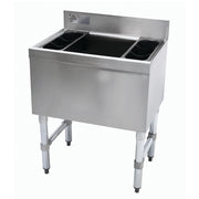 Advance Tabco SLI-12-36-10-X 36" x 18" Stainless Steel Cocktail Unit w/ 12" Deep Chest & Cold Plate