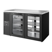True Mfg. TBR60-PTSZ1-L-B-GG-GG-1 Back Bar Cooler