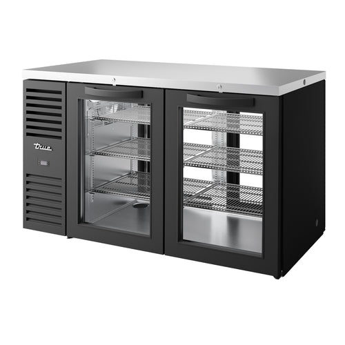 True Mfg. TBR60-PTSZ1-L-B-GG-GG-1 Back Bar Cooler