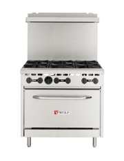 Wolf WX36-6BN-QS-COMMANDER 36" Gas Range
