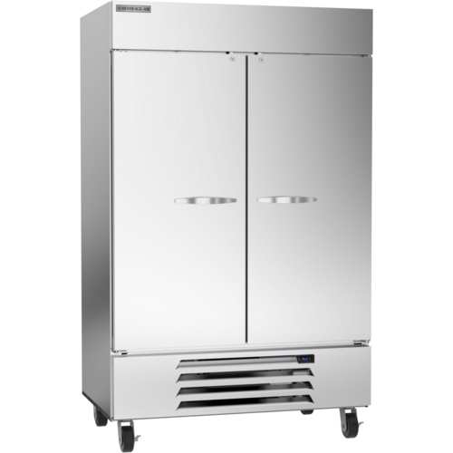 Beverage Air HBR49HC-1 52" 2 Solid Door Bottom Mount Reach In Refrigerator | 46.15 Cu. Ft.
