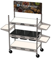 Lakeside Manufacturing 172619 Meal Delivery Cart