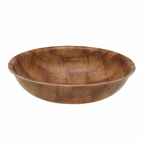 Cambro 8F301 Dark Basketweave 31.2 oz. Fiberglass Salad Bowl