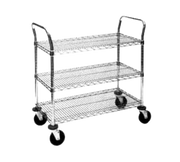 Metro MW701 3 Wire Shelves Utility Cart | 375 lb. Capacity
