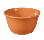 G.E.T. BC-70-PK Diamond Harvest 7 oz. Pumpkin Melamine Bouillon Cup | Case of 48