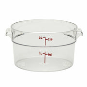 Cambro RFSCW2135 Camwear 2 qt. Round Storage Container