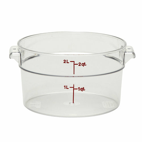 Cambro RFSCW2135 Camwear 2 qt. Round Storage Container