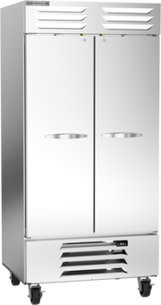 Beverage Air RB35HC-1S 39.5" 2 Solid Door Reach In Refrigerator | 35.08 Cu. Ft.