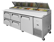 Turbo Air TPR-93SD-D4-N Pizza Prep Table