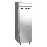 Beverage Air CT12-12HC-1HS 2 Solid Half Door Convertible Refrigerator Freezer | 18 Cu. Ft.