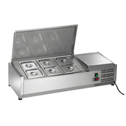 Arctic Air ACP40 40" Countertop Refrigerated Pan Rail | 6 Sixth Pan