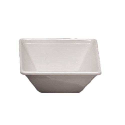 Thunder Group 8oz Passion White Square Melamine Bowl | Model No. PS5005W
