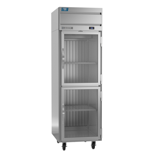Beverage Air CT1HC-1HG 2 Glass Half Door Convertible Refrigerator Freezer | 23.1 Cu. Ft.