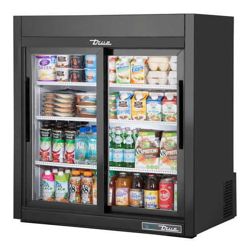 True Mfg. GDM-09-SQ-HC-LD Merchandiser Refrigerator