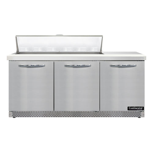 Continental Refrigerator SW72N12-FB Refrigerated Counter, Sandwich / Salad Unit