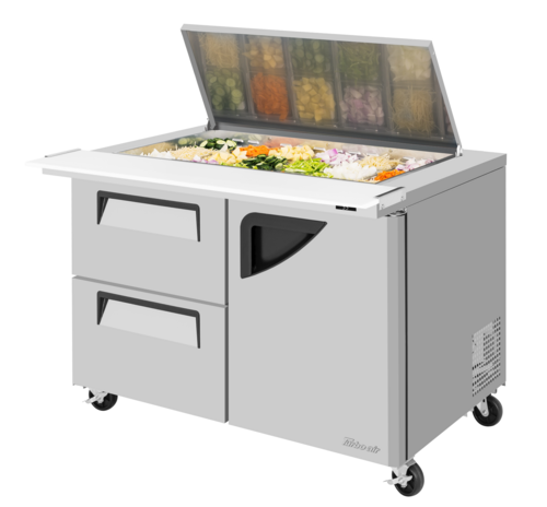 Turbo Air TST-48SD-18-D2R-N-FL Mega Top Sandwich / Salad Prep Table