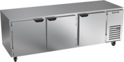 Beverage Air UCR93AHC 93" 3-Door Undercounter Refrigerator | 29.7 Cu. Ft.
