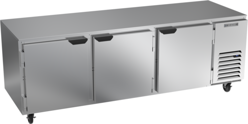 Beverage Air UCR93AHC 93" 3-Door Undercounter Refrigerator | 29.7 Cu. Ft.