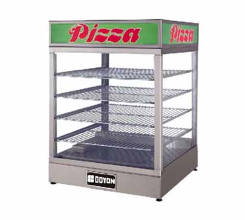 Doyon DRP4 4-Shelf Countertop Heated Display Case | 120V