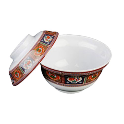 Thunder Group 3201TP 5 3/4" Noodle Bowl, Peacock (Lid Sold Separately) 20 oz. | Case of 12
